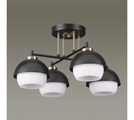 Потолочная люстра LUMION JADE металл, стекло, E27, 4х60W 4456/4C
