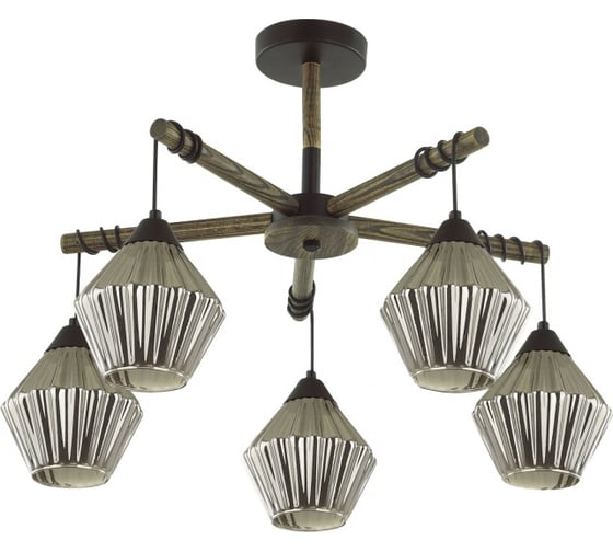 Потолочная люстра LUMION JUSTINE стекло, E27, 5х60W 4564/5C 1