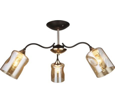 Потолочная люстра IMEX MD.4052-3-S BK+FGD