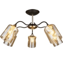 Потолочная люстра IMEX MD.4052-5-S BK+FGD