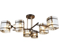 Потолочная люстра IMEX MD.4060-6-S BK+FGD