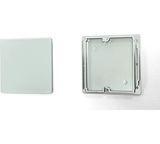 Заглушка для профиля МЕТА-МИ MI-LINE 50 серая 10 шт MI LID-0278