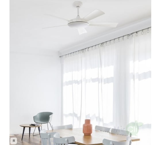 Потолочный вентилятор Faro SAONA WHITE CEILING FAN LED 24W 129175