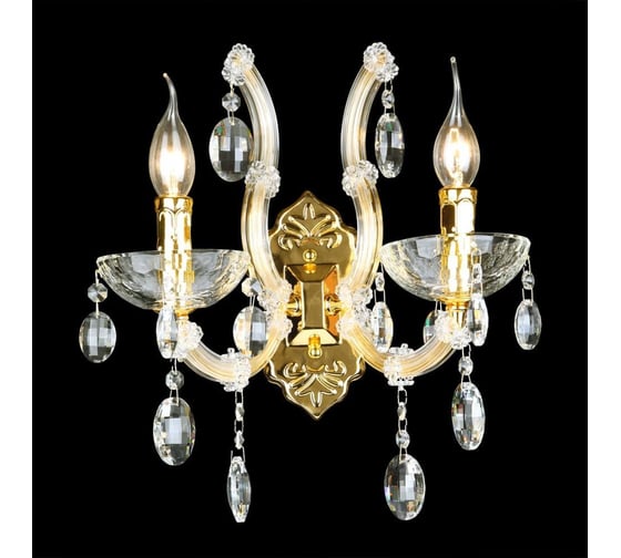 Бра Crystal Lux Hollywood AP2 Gold 1