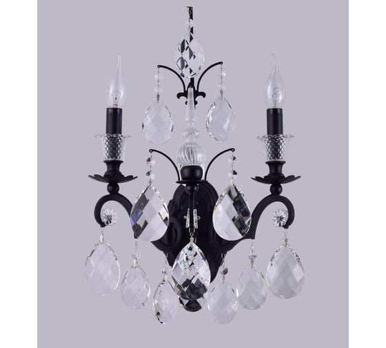 Бра Crystal Lux Magnifico AP2 Black/Transparent 1