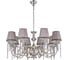 Подвесная люстра Crystal Lux Alegria SP8 Silver-Brown 1