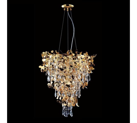Подвесная люстра Crystal Lux Romeo SP10 Gold D600