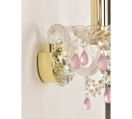 Хрустальное бра Bohemia Classic Light 112B/2/165 G V7010