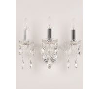 Хрустальное бра Bohemia Classic Light 107B/3/141 Ni
