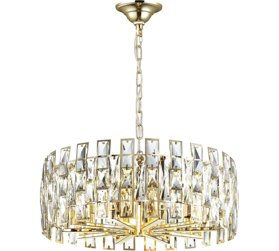 Люстра ODEON LIGHT металл, хрусталь E14 10х40W DIORA 4121/10