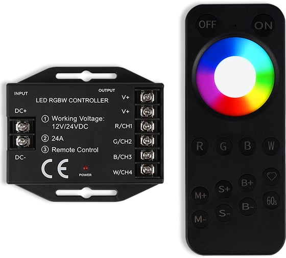 Контроллер для светодиодных лент Ambrella Light RGBW с сенсорным радио пультом 2.4G ILLUMINATION GS11461