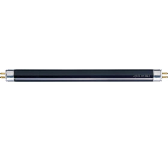 Лампа ультрафиолетовая LightBest BLB 6W T5 G5 черное стекло 365 нм 700909030 1