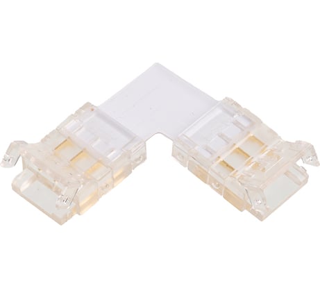 Коннектор Wolta угловой для светодиодной ленты CCT шириной 10 мм, в упаковке 3шт, артикул WLS-3PIN-CCT-SMD-10MM-L