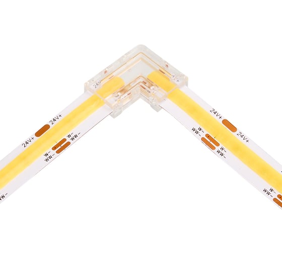 Коннектор WOLTA угловой, для ленты CCT COB 10 мм, 3шт WLS-3PIN-CCT-COB-10MM-L
