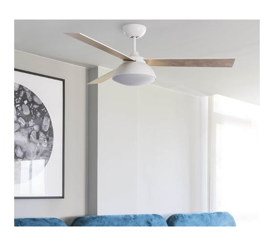 Потолочный вентилятор Faro RODAS WHITE 20W LED 129183