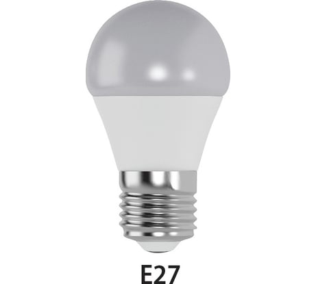 Лампа шарик FL-LED GL45 5.5W E27 6400К 220V 510Лм 45x80мм FOTON_LIGHTING 604965