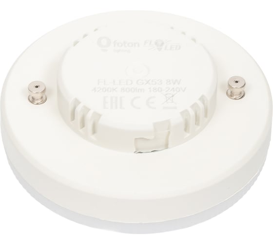Лампа FL-LED GX53 8W 4200K 24x75мм 180V - 240V, 800lm FOTON_LIGHTING 614964