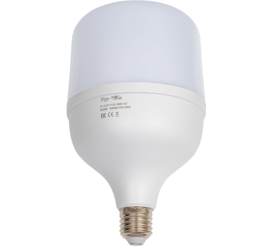 Лампа FL-LED T115 40W E27 6400К 4000Lm 180В-240V D115x202 FOTON_LIGHTING 614780 1