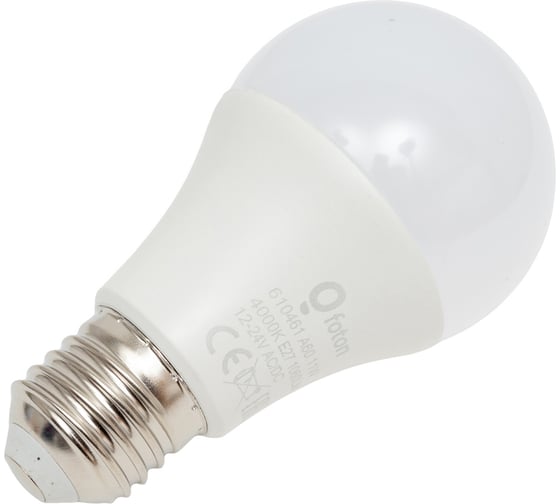 Лампа FL-LED A60-MO 12-24V AC-DC 11W E27 4000K 1060Lm FOTON_LIGHTING 610461