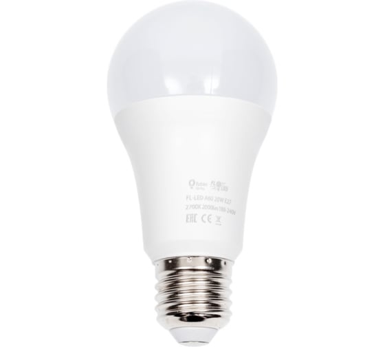 Лампа FL-LED A60 20W E27 2700К 220В 2000Лм 60x118мм FOTON_LIGHTING 615374