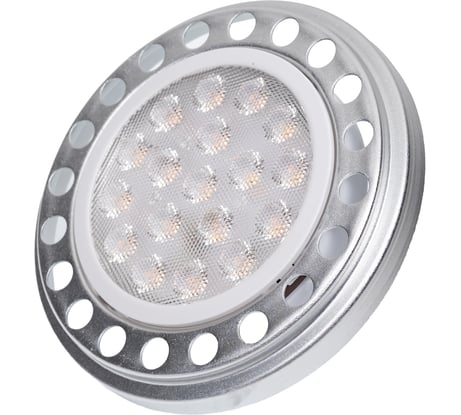 Лампа FL-LED AR111 18W 30 2700K 12VAC-DC G53 d111x55 1400lm 610829