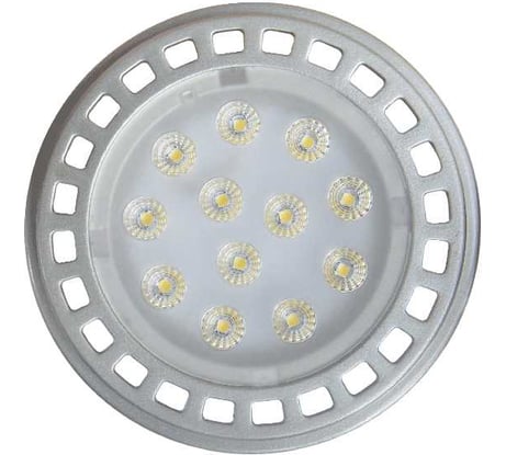 Лампа FL-LED AR111 18W 30 4200K 12VAC-DC G53 111x55мм, 1400lm 610836
