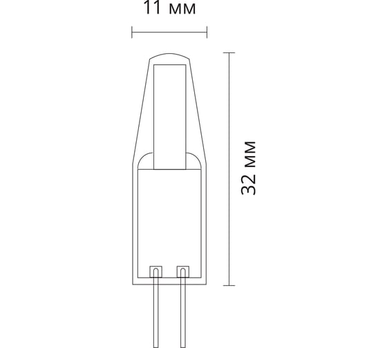 Светодиодная лампа ARTE LAMP LUGO Капсульная 1.5W 150Lm 4000К G4 A0415-4K