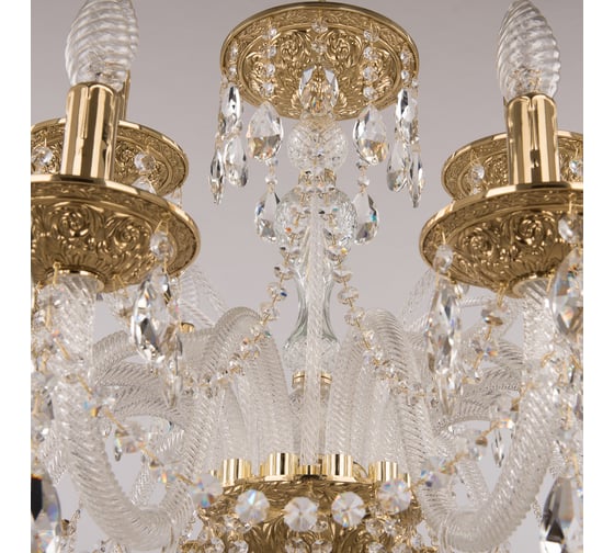 Хрустальная люстра Bohemia Classic Light 1605/12+6/360 G