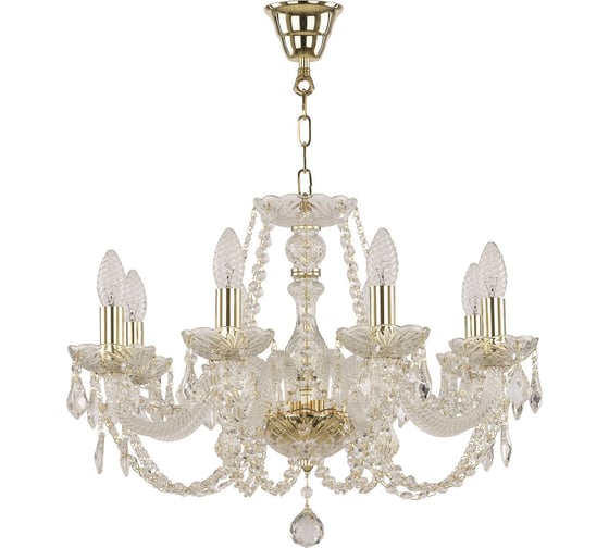 Хрустальная люстра Bohemia Classic Light 101/8/195 G Leafs