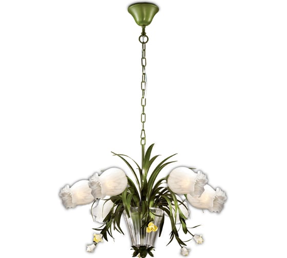 Люстра ODEON LIGHT, стекло E14 6х40W MERIDA 2652/6