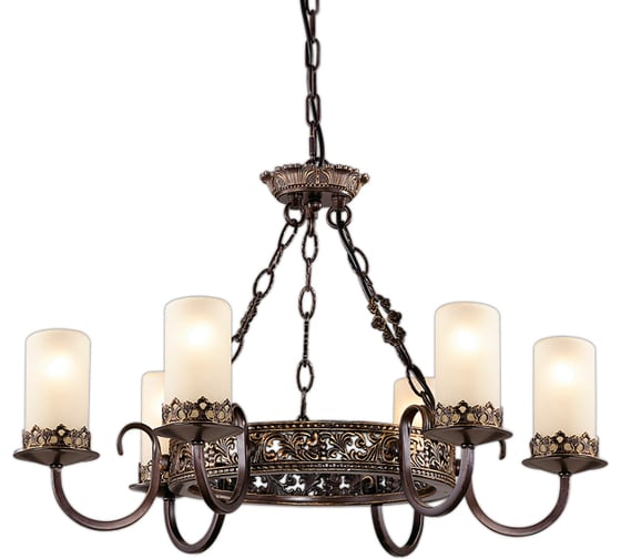 Люстра ODEON LIGHT, стекло E14 6*60W MELA 2690/6