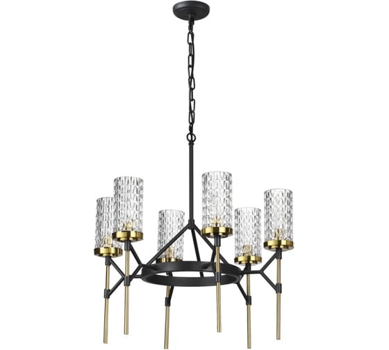 Люстра ODEON LIGHT, стекло E14 60W Vittoria 4225/6