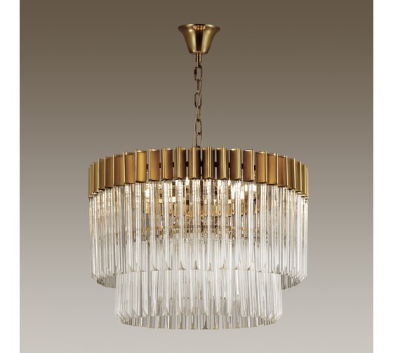 Люстра ODEON LIGHT, стекло E14 8х40W MORIA 4675/8