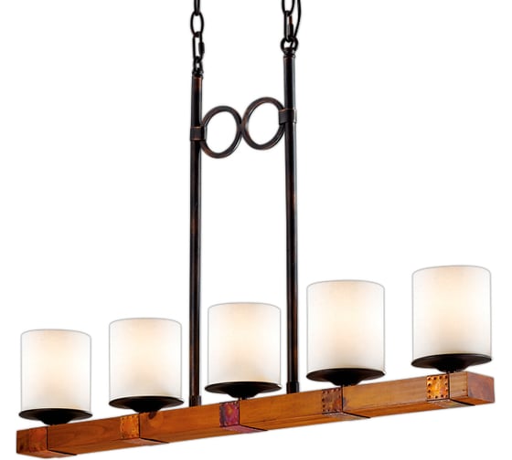 Люстра ODEON LIGHT, стекло E27 5х60W FABO 2767/5