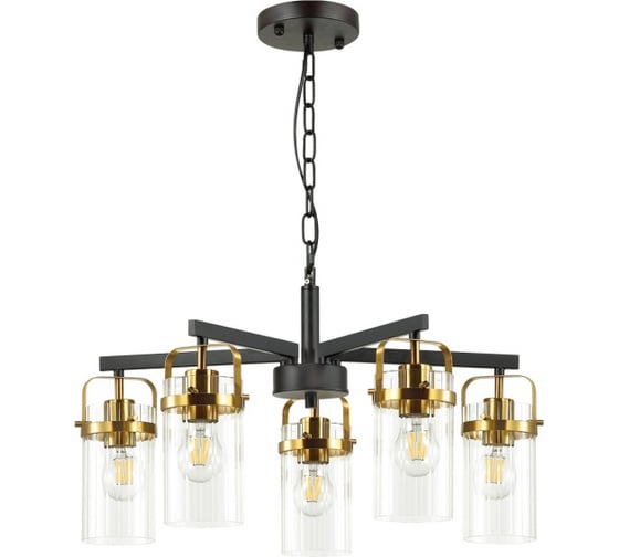 Люстра ODEON LIGHT, стекло E27 5х60W KOVIS 4653/5