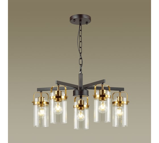 Люстра ODEON LIGHT, стекло E27 5х60W KOVIS 4653/5