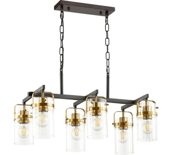 Люстра ODEON LIGHT, стекло E27 6х60W KOVIS 4653/6 1