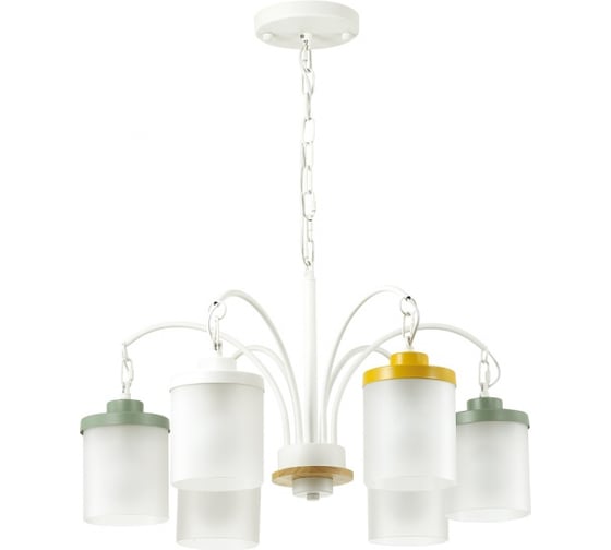 Люстра ODEON LIGHT, стекло E27 6х60W SMILY 4652/6 1