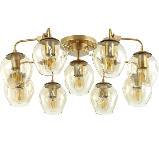 Люстра ODEON LIGHT, стекло E27 9х60W KUVA 4660/9 1
