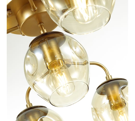 Люстра ODEON LIGHT, стекло E27 9х60W KUVA 4660/9