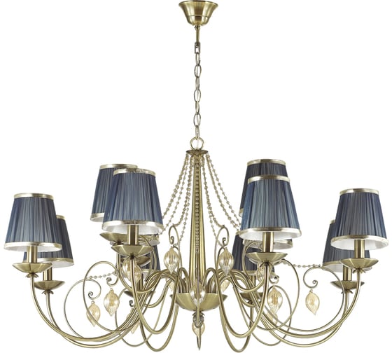 Люстра ODEON LIGHT, текстиль E14 12х40W NIAGARA 3921/12 1