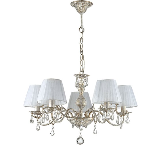 Люстра ODEON LIGHT, текстиль E14 5х40W MAGALI 3229/5 1