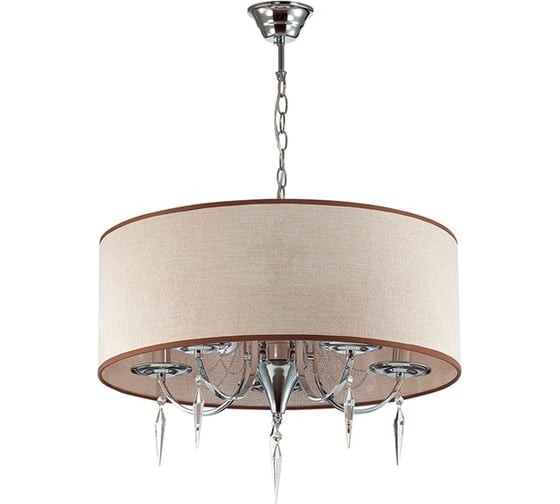 Люстра ODEON LIGHT, текстиль E14 5х40W OFELIA 3210/5A