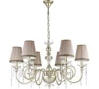 Люстра ODEON LIGHT, текстиль E14 6х40W AURELIA 3390/6