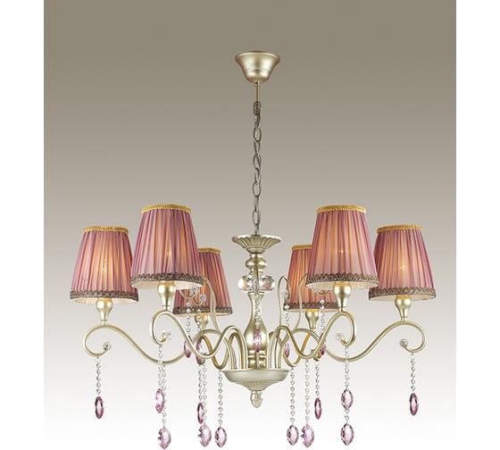 Люстра ODEON LIGHT, текстиль E14 6х40W GAELLORI 3393/6