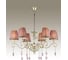 Люстра ODEON LIGHT, текстиль E14 6х40W GAELLORI 3393/6 4