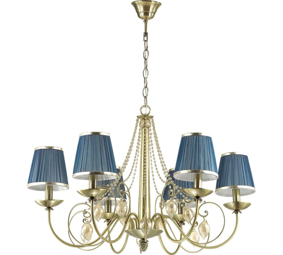 Люстра ODEON LIGHT, текстиль E14 6х40W NIAGARA 3921/6