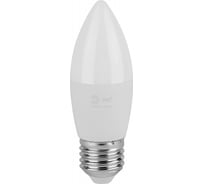 Лампочка светодиодная ЭРА GREEN LINE LED B356W840E27 GL, E27, 6 Вт, свеча, яркий белый свет Б0067132
