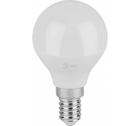 Лампочка светодиодная ЭРА GREEN LINE LED P4515W830E14 GL, E14, 15 Вт, шар, теплый свет Б0066982