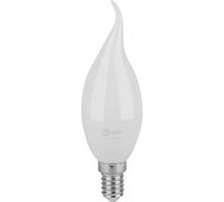 Лампочка светодиодная ЭРА GREEN LINE LED BXS10W830E14 GL, E14, 10 Вт, свеча, на ветру теплый свет Б0067120